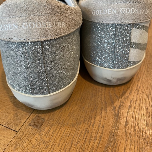 Golden Goose Glitter Flag-White - Picture 4 of 6